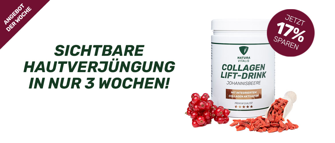 Collagen-Lift-Drink mit L-Lysin - Johannisbeere